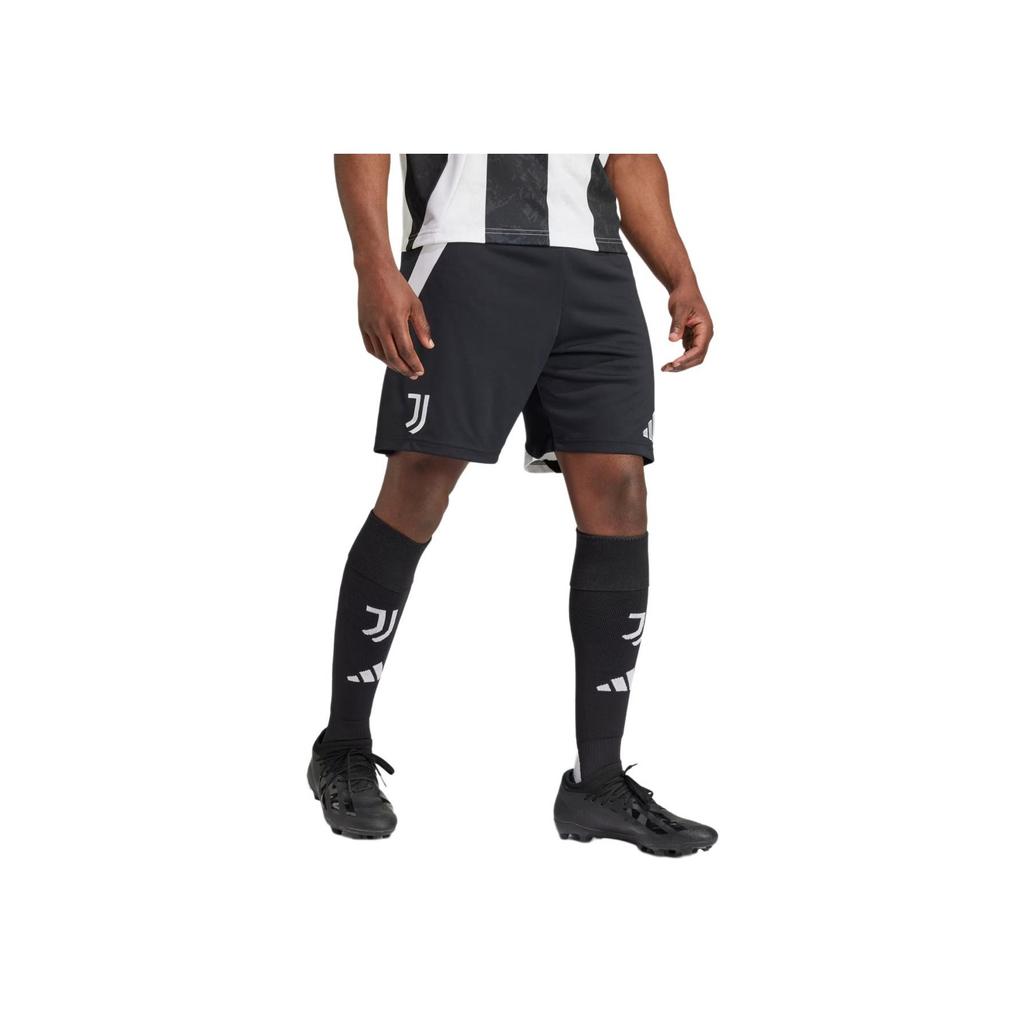 Adidas Juventus Logo Embroidered Versatile Comfort Football Pants Men Bottoms Black White IS8003