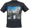Dream Theater Top of The World Tour Tee, Prog Metal T-Shirt with Cliffside Art & 2023 City List, Dream Theater Fan Merch