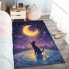New product Cat and moon fantasy Carpet for Living Room Bedroom Bedside Floor Mat Cloakroom Child Play Mat Area Rug Large Size