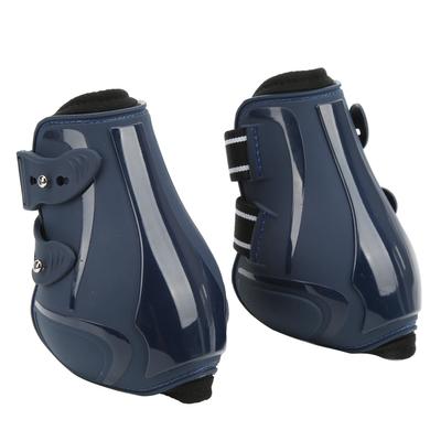Pferde-Stützstiefel PU-Neopren Pferdebein-Schutzstiefel für Reiten Springen Training