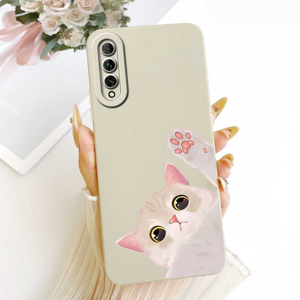 For Huawei Y9s Case Stylish Pretty Girls Flower Cover Soft Silicone Case For Huawei Y9s Y 9s STK-L21 STK-LX3 STK-L22 Back Cover