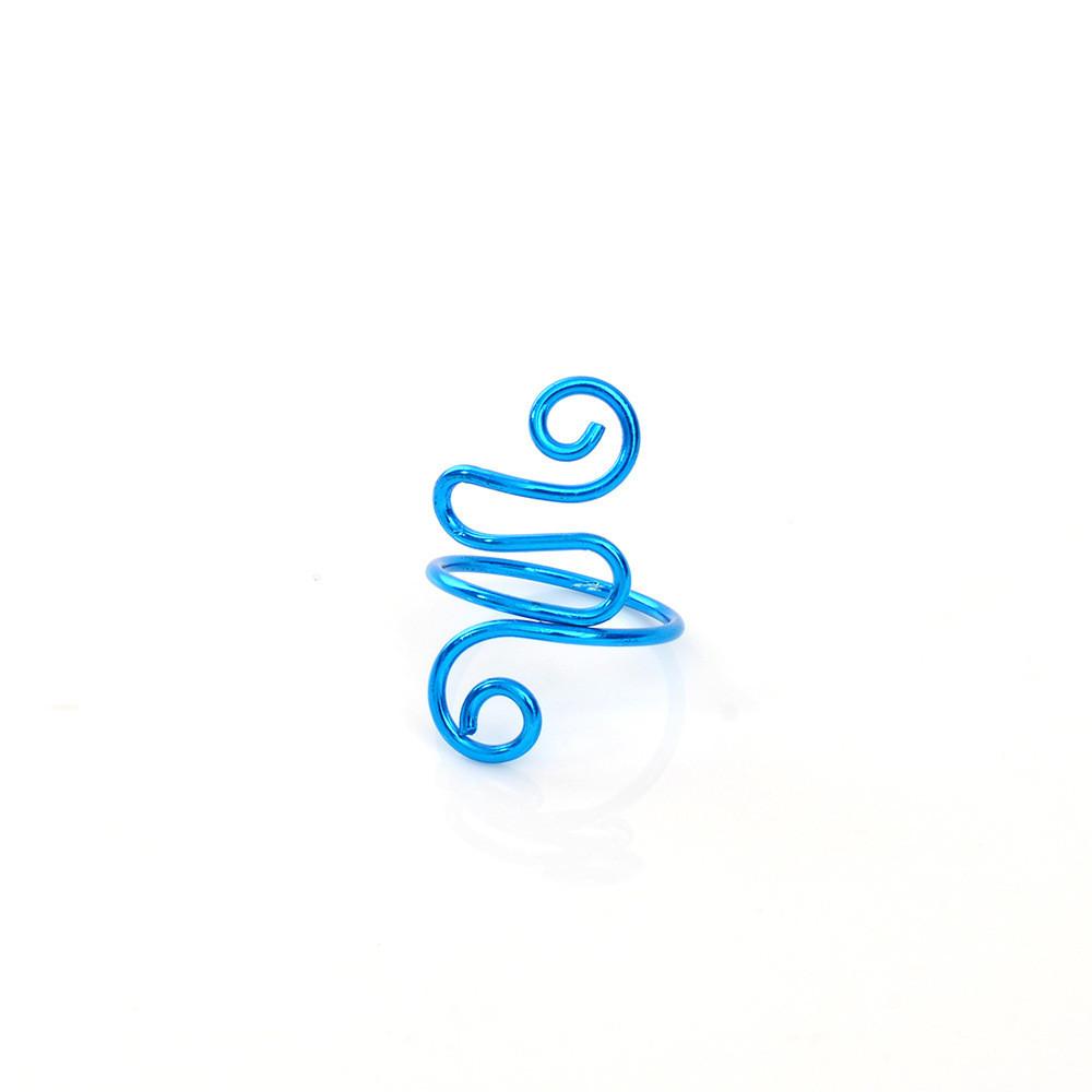 1PCS Knitted Sweater Ring Wrapped Hook Knitted Ring Electrophoretic Color Hook And Thread Auxiliary Ring