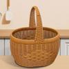 Handmade Imitation Rattan Basket: Fruit, Shopping, Vegetables, Picnic, or Storage