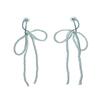 LOVUEE Sparkling Silver Bow Earrings