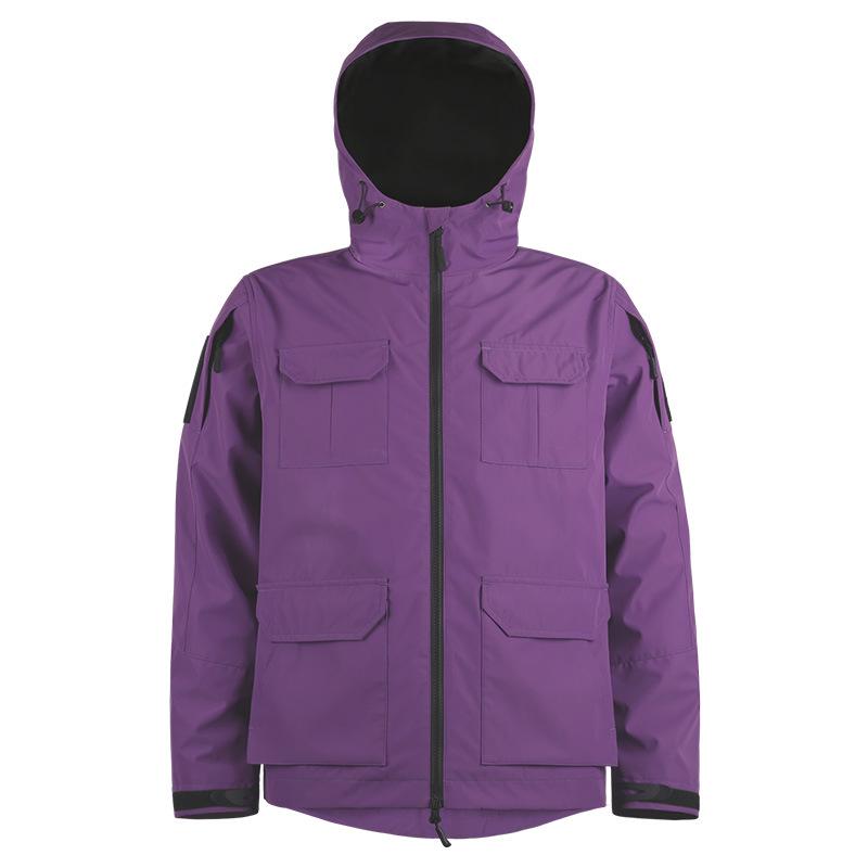 

Унисекс Тренч с капюшоном - Европейский размер, Повседневная уличная одежда в стиле колледжа для мужчин и женщин 3XL фиолетовый