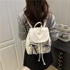 Schoolbagins Trendy Bow Backpack Women's Bag 1011 Summer New Fashionable Sweet Student Class Handbag