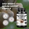 XEMENRY capsules containing 10 kinds of complex mushroom extracts, 1995mg, for immune health, suitable for adults.