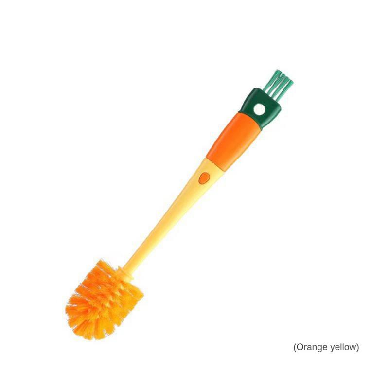 

Straw Brush Easy To Store Efficient Cleaning Multipurpose Comb Soft Kitchen Cleaning Cup Brush Silica Gel Easy To Disassemble