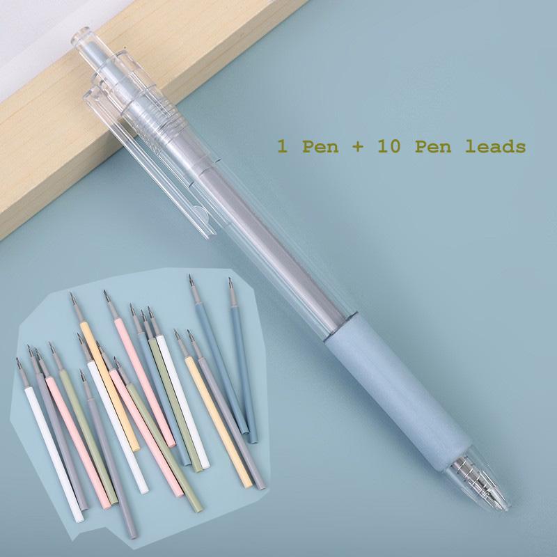 0.5mm Simple Transparent Press Neutral Pen Office School Writing Student Supplies Stationery