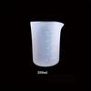 8pcs DIY Crystal Drop Glue Silicone Stirring Stick 100ml250ml Disposable with Scale Measuring Cup Sub-packing Card Slot Glue Cup.