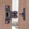 2 Pcs Furniture Door Stoppers Antique Copper Color Cupboard Cabinet Door Roller Latch Twin Double Catches with Striker and Free Screws
