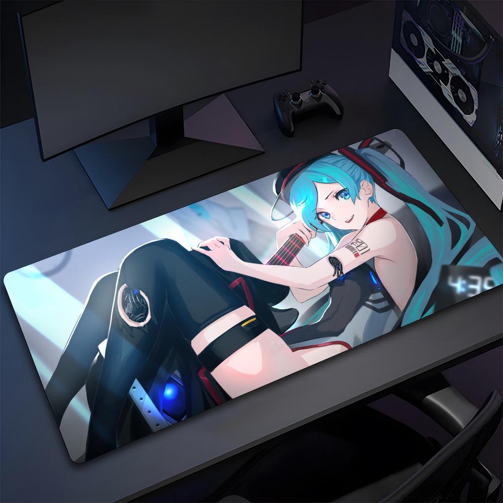 H-Hatsune Cute M-Mikus Mouse Pad High Quality Natural Rubber Mouse Pad The Most Professional Washable Laptop Mouse Pad