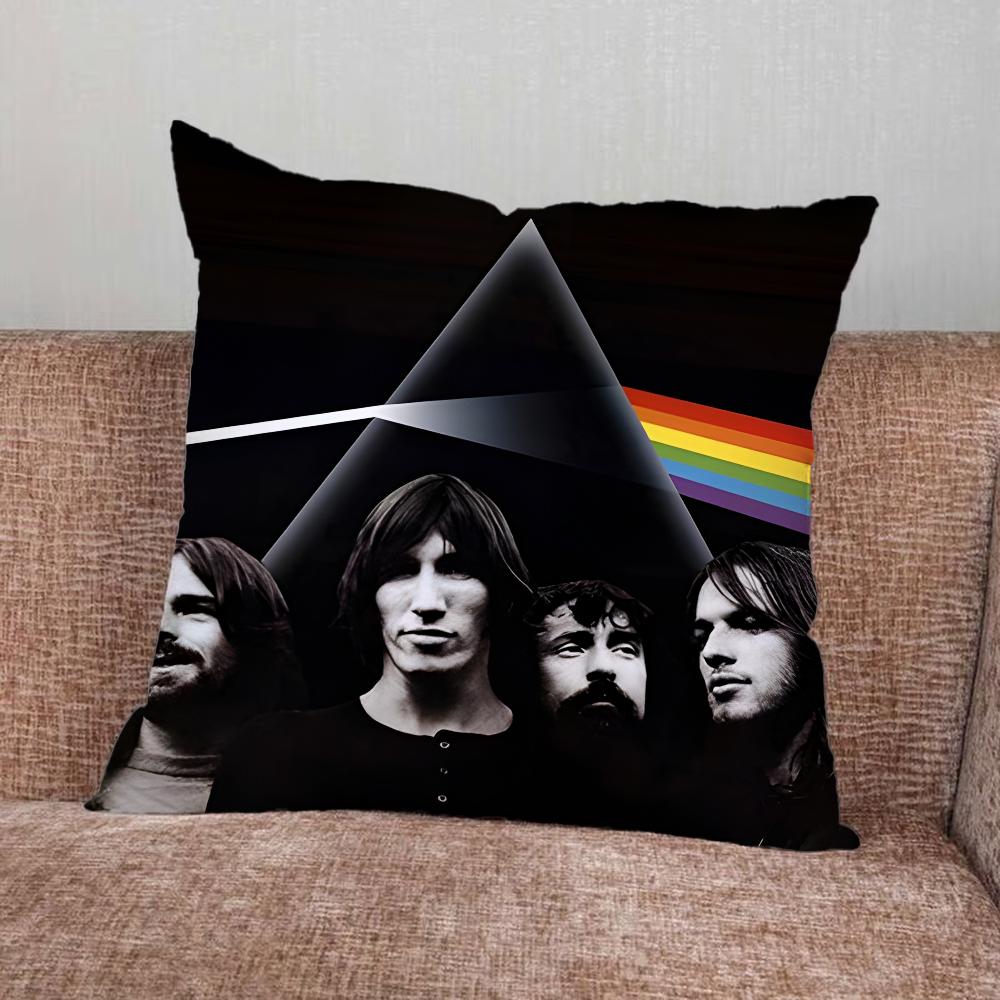 Band F-Floydes-MUSIC Pillow Case For Home Bedroom Car Office Decoration Living Room Sofa Cushion Cover Suitable