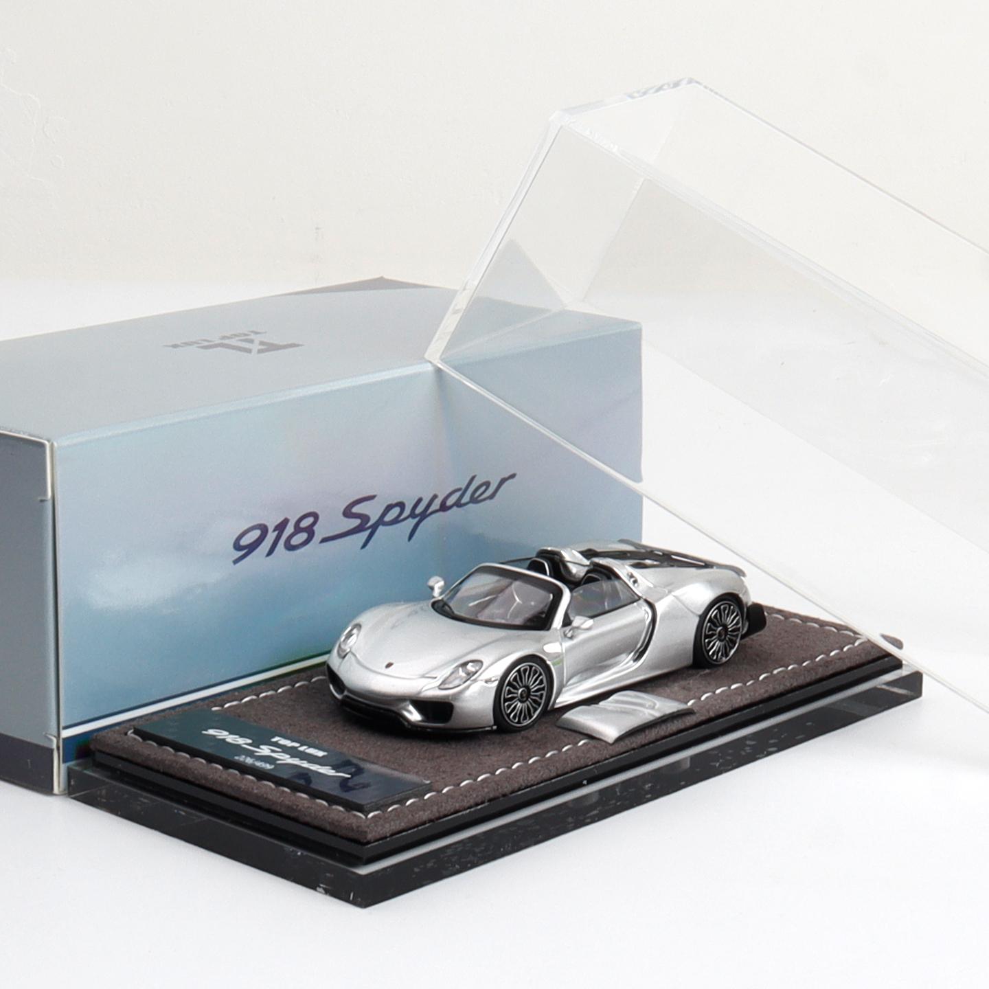 

TOP LUX 1/64 918 Spyder Alloy Racing Car Diecasts & Toy Vehicles Car Model Miniature Scale Model Car For Children серебряный