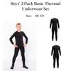 Jungen Thermounterwäsche Set, 2er-Pack - Warme Basisschicht für Kinder Winter 6351-064-pak2 HC