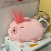 Kawaii Cartoon Creative Pencil Bag Student Capybara Plush Stationery Storage Bag Large Capacity Learning Stationery Supplies