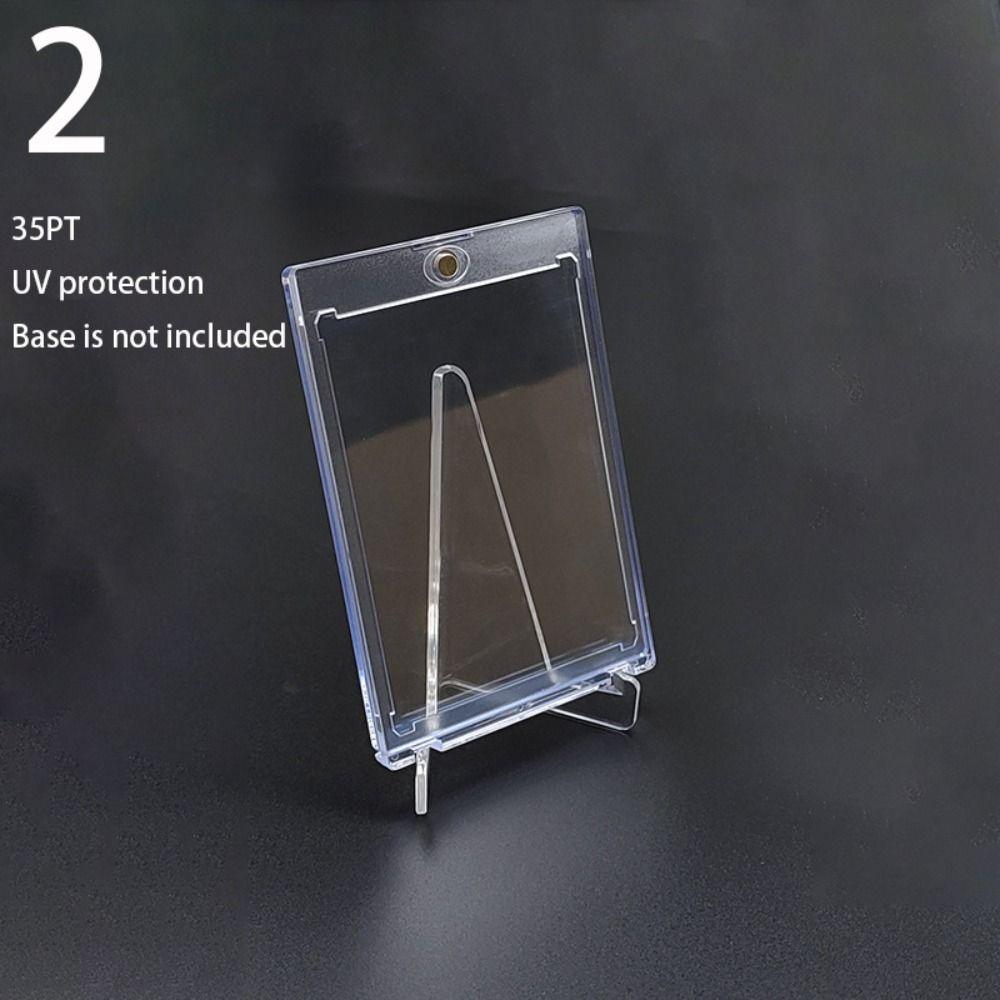 Hard Plastic Magnetic Card Holder Acrylic Cards Protectors Sports Star Cards Case Idol Photo Cards