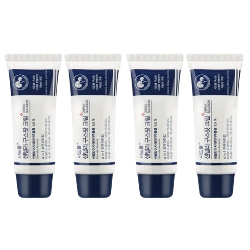 SIDMOOL Centella Gu Spot Cream 30ml x 2 Centella Asiatica Leaf Water 45% Centella Active Complex 1.5% Korean Facial Cream