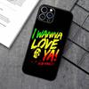 Bob Marley Rasta Lion Phone Case For iPhone 16e,16,15,14,13,12,11,XS,XR,X,8,7,Pro,Max,Plus,mini Silicone Black Cover