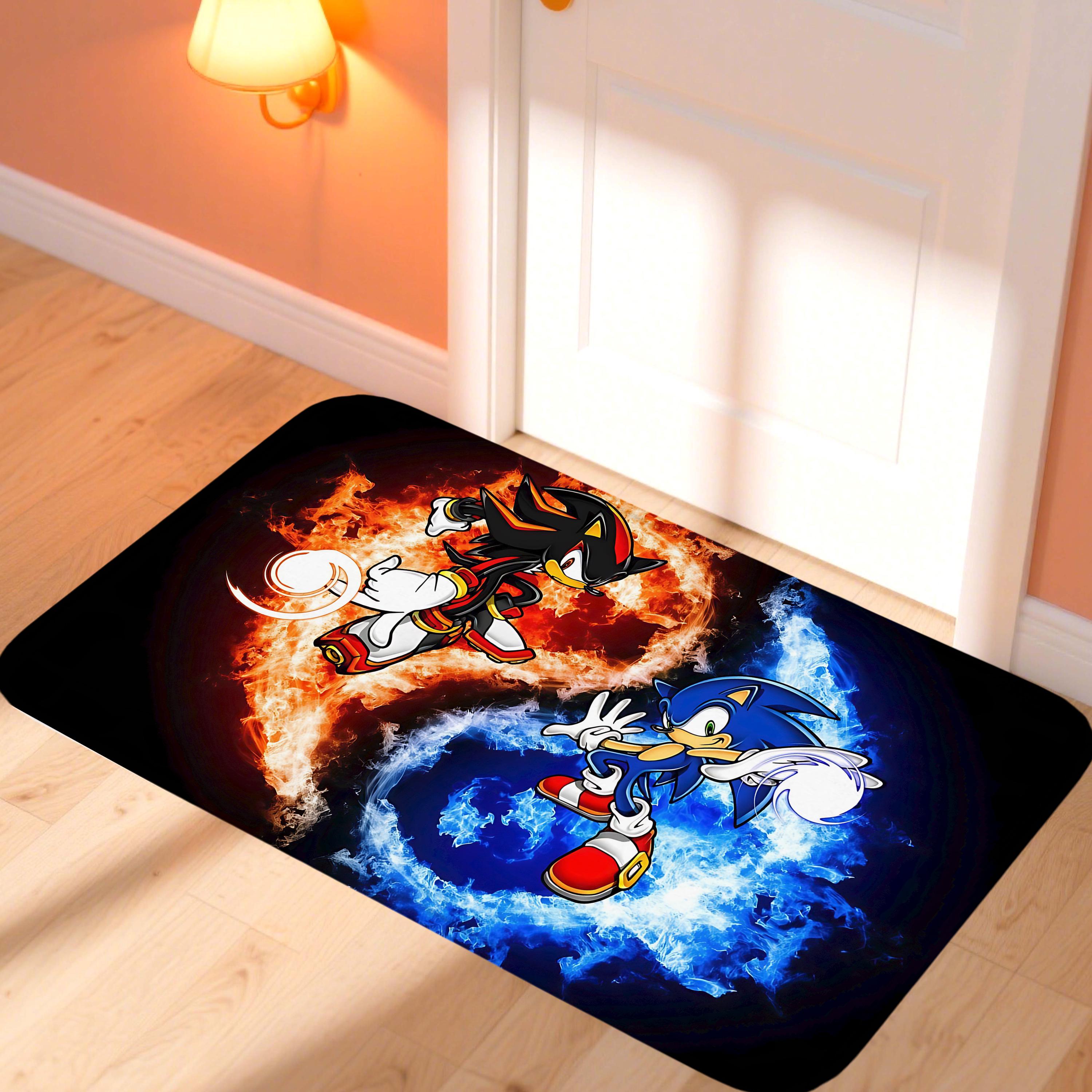 

S-Sonics Їжаки Килимок для дверей Килимок для кухні Килими Вітальня Спальня Килимки Дверний килимок для підлоги Килимок для ванної кімнати Дім Нековзкий килимок для ніг 40cmx60cm