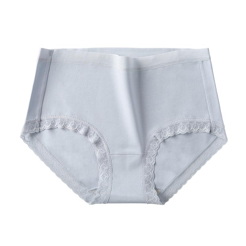 Ropa interior de algodón para mujer, pantalones triangulares de algodón de grapa larga, antibacterianos, suaves y transpirables