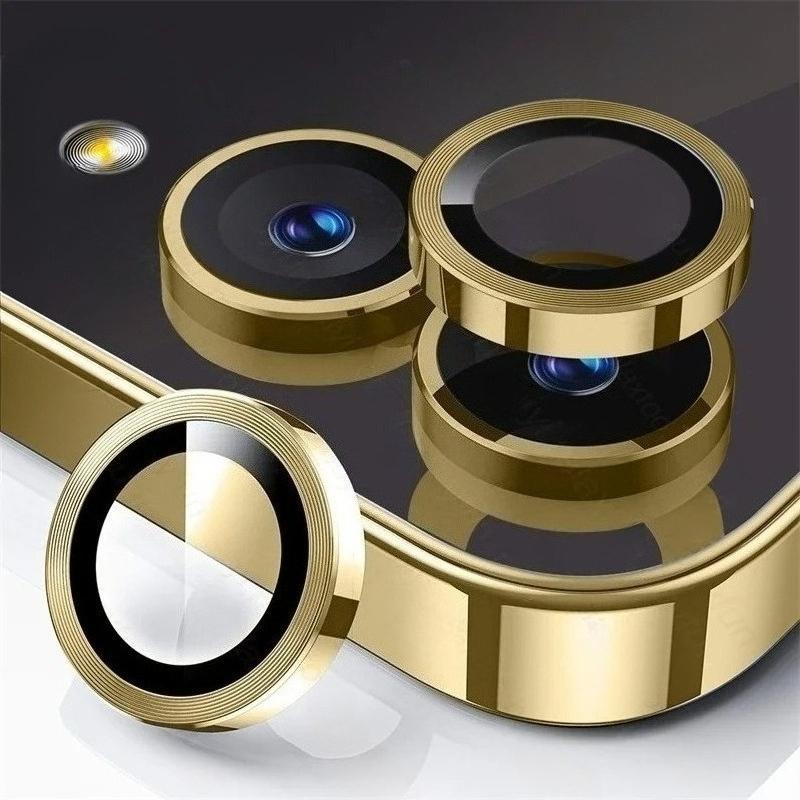 1-3PCS 9H HD Tempered Glass Camera Lens Protector Film Anti-scratch Alloy Metal Lens Ring Cover For Samsung Galaxy Z Flip 7 6 5