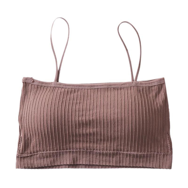 One Word Wai Mei Back Wrapped Chest Tube Top Girl Student Threaded Camisole Unterwäsche