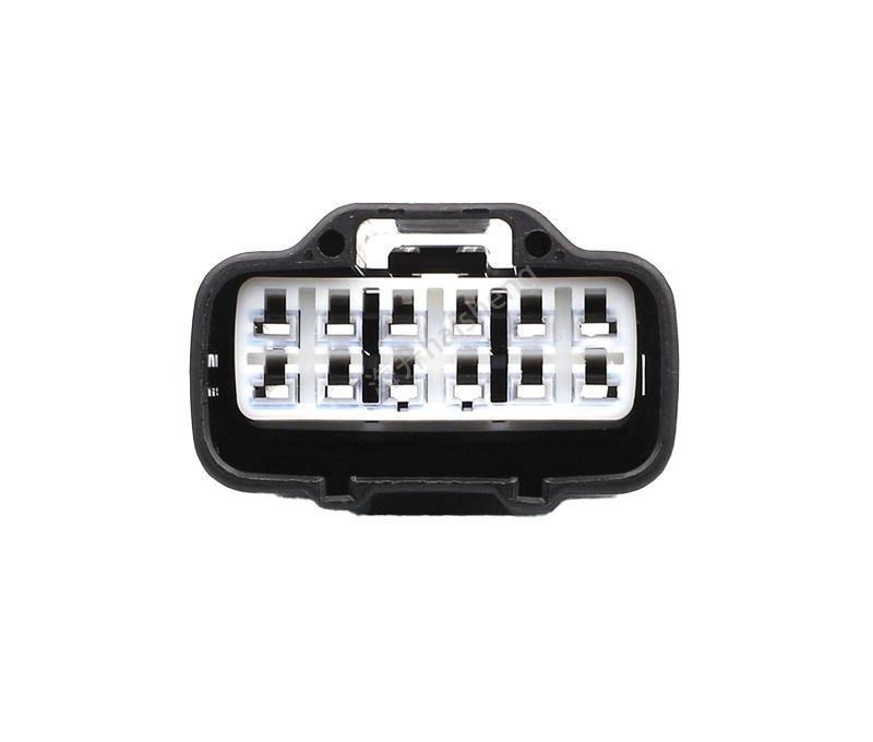 12-Pin Black Automotive Wiring Connector Plug 90980-11151