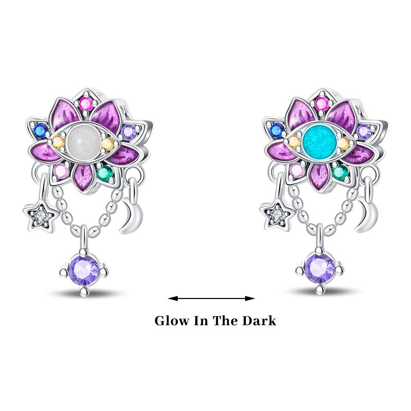 Copper Color Fireflies Bees Stars Turtles Luminous Charms Beads Fit 3Mm Original Bracelets Diy Jewelry Gift