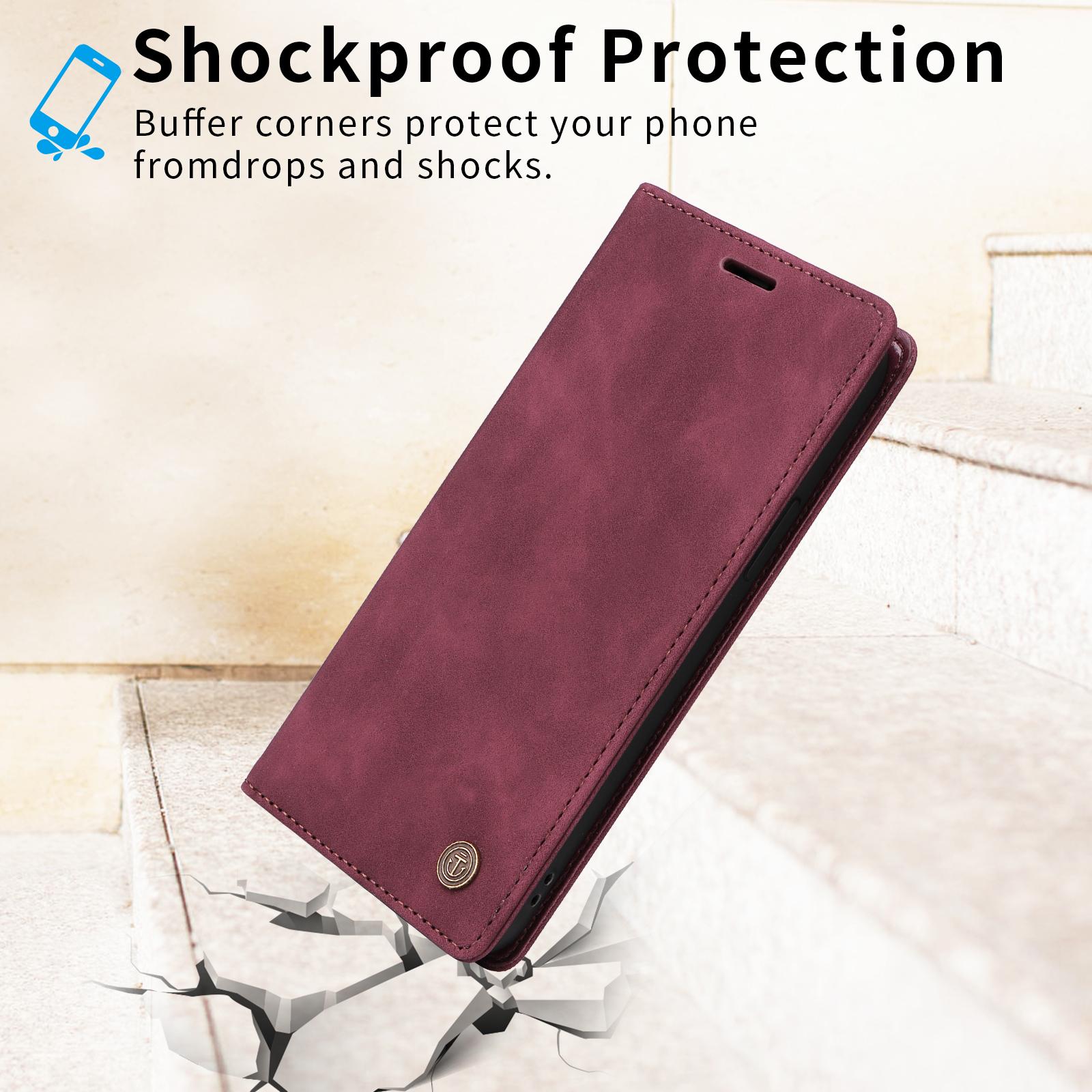 

Wallet Flip Phone Case on For Samsung Galaxy A50 A50S A70S A30 A30S A20 Suction Cup Leather Stand Protective Bag Cover Galaxy A20