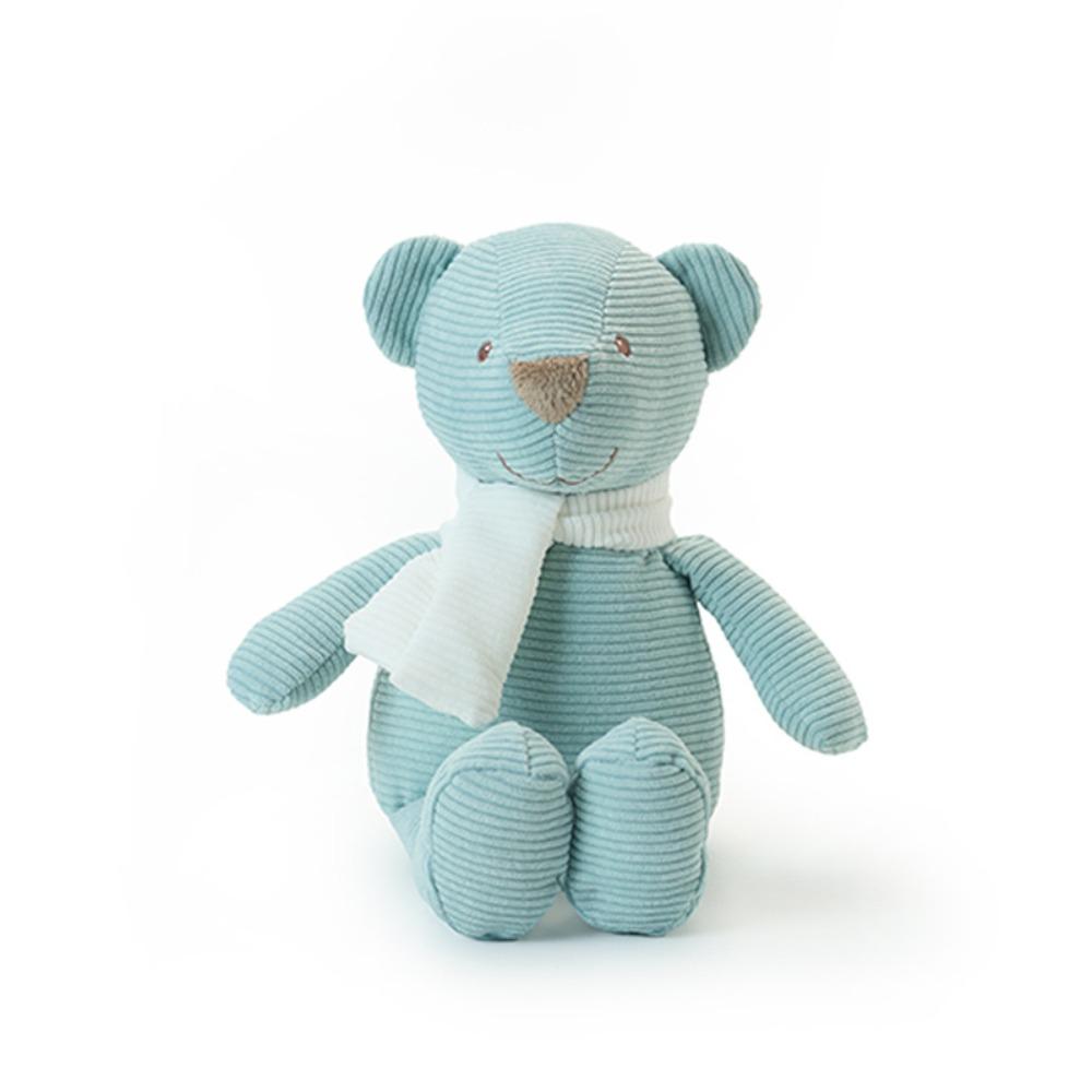

Cute Cartoon Stuffed Bear Knitted Bear Soft Plush Toys Sleeping Mate Sleeping Toy Newborn Baby синий