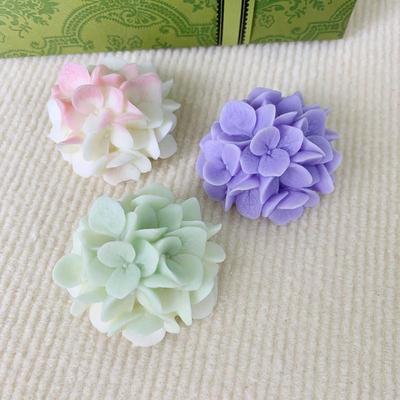 Hortensia Bloemen Siliconen Vorm Diy Aromatherapie Kaars Gips Hars Klei Vorm Keuken Bakken Taart Decoratie Bloemen Vorm