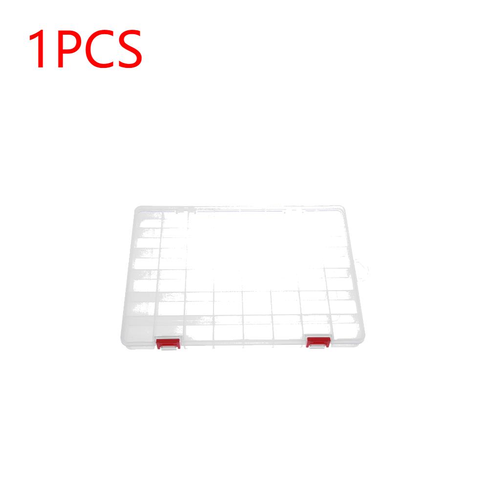 

Transparent 48 Grids Plastic Fishing Tackle Box Fishing Lures Bait Hooks Storage Box Case Container Organizer Collection Tools