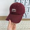 Fashion Hat New Embroidered Alphabet Baseball Cap Spring and Autumn Men's Korean Soft Top Cap Women's Outdoor Casual Versatile Sun Hat