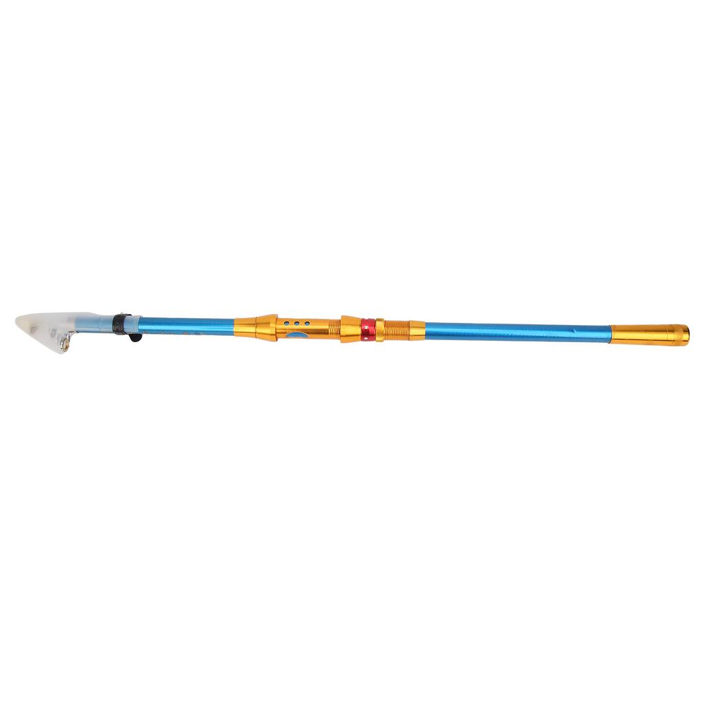 1.8m Fishing Pole Outdoor Fiberglass Telescopic Casting Fishing Rod with Metal Reel Seat