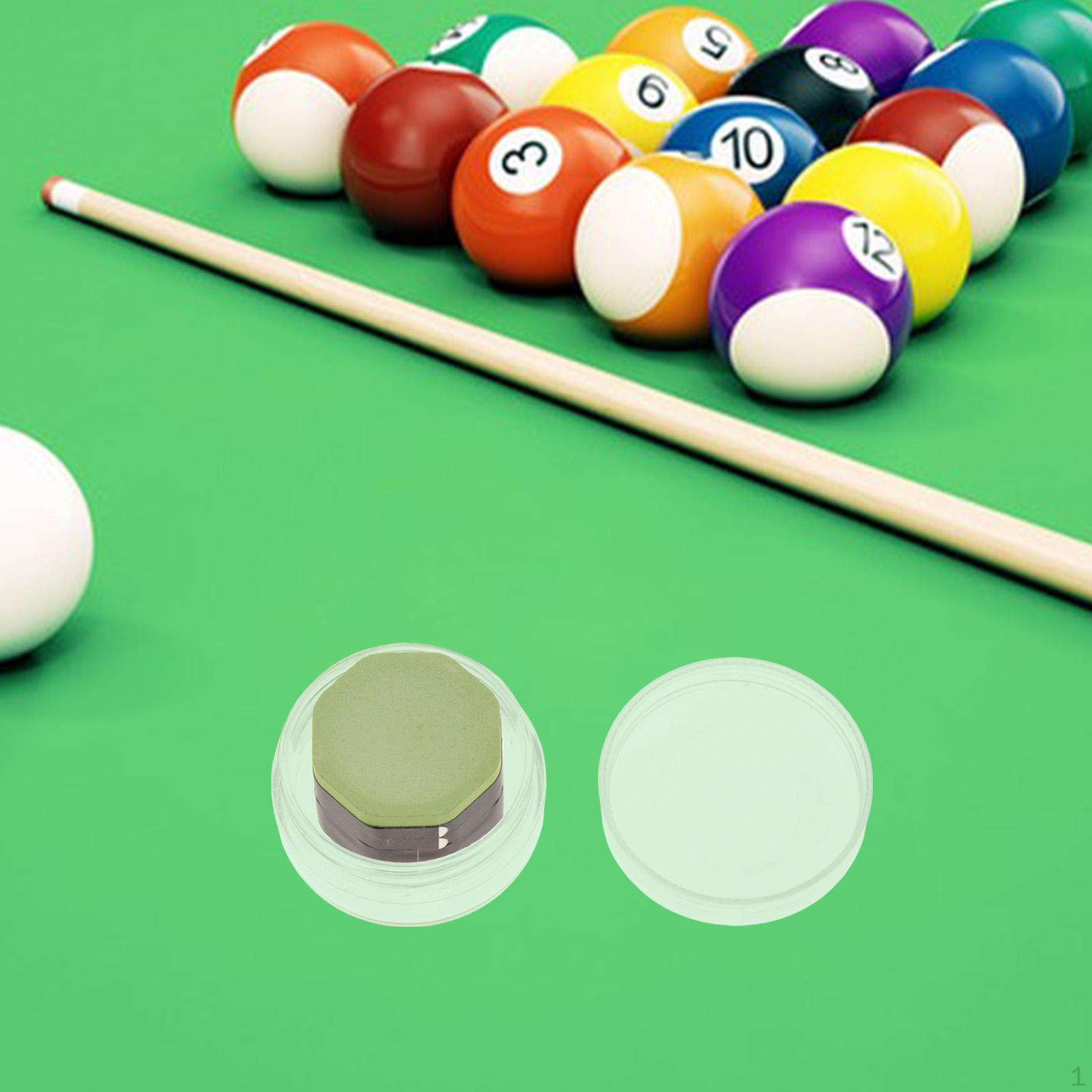 Billiard Chalk Supplies Club Bar Lightweight Professional Game High Performance Portable Fruit Green