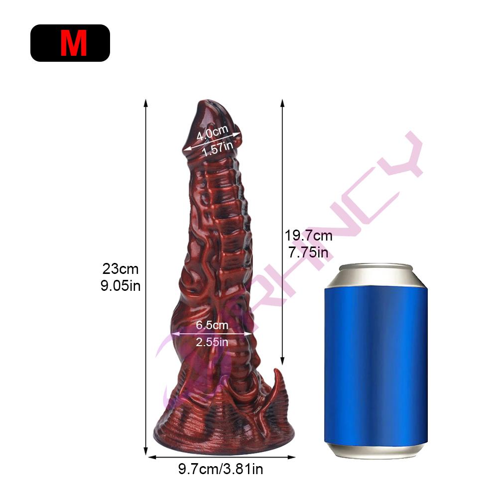 Anal Dildos Adult Sex Toys for Women Demon Monster Dildo Silicone Buttplug 18+ G-spot Masturbation Anal Dilation Big Anal Plug