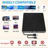 External CD/DVD Drive ,USB 3.0 DVD CD Burner with 2 USB Ports and 2 TF/SD Card Slots, DVD Player for Laptop,Mac,PC,Windows 11/10