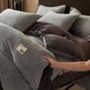 Baby Mom Grade A High Weight Milk Velvet Bedding Set Winter Warm Coral Fleece Sheet Duvet Cover
