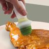 Portable Silicone Oil Brush Bottle Barbecue Brush With Protective Cover Heat Resistant Baking Tools Pas-try BBQ Outdoor