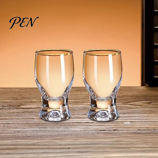 Entertaining And Hosting Barware Mini Snifter Glass with Ergonomic Weighted Base, Crystal Clear Tasting Mixed Drink Serving Cups Glasses, Comfortable