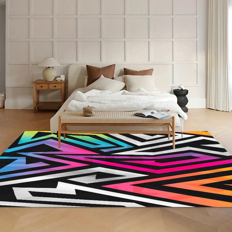 Home Carpet Simple Abstract Painting Carpets for Living Room Bedroom Decor Rug Washroom Floor Mat Gift Rugs for Bedroom Tapis