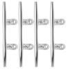 4Pcs Boat Mooring Cleat Sturdy Stainless Steel Dock Cleats for Marine Yachts Inflatable Yachts