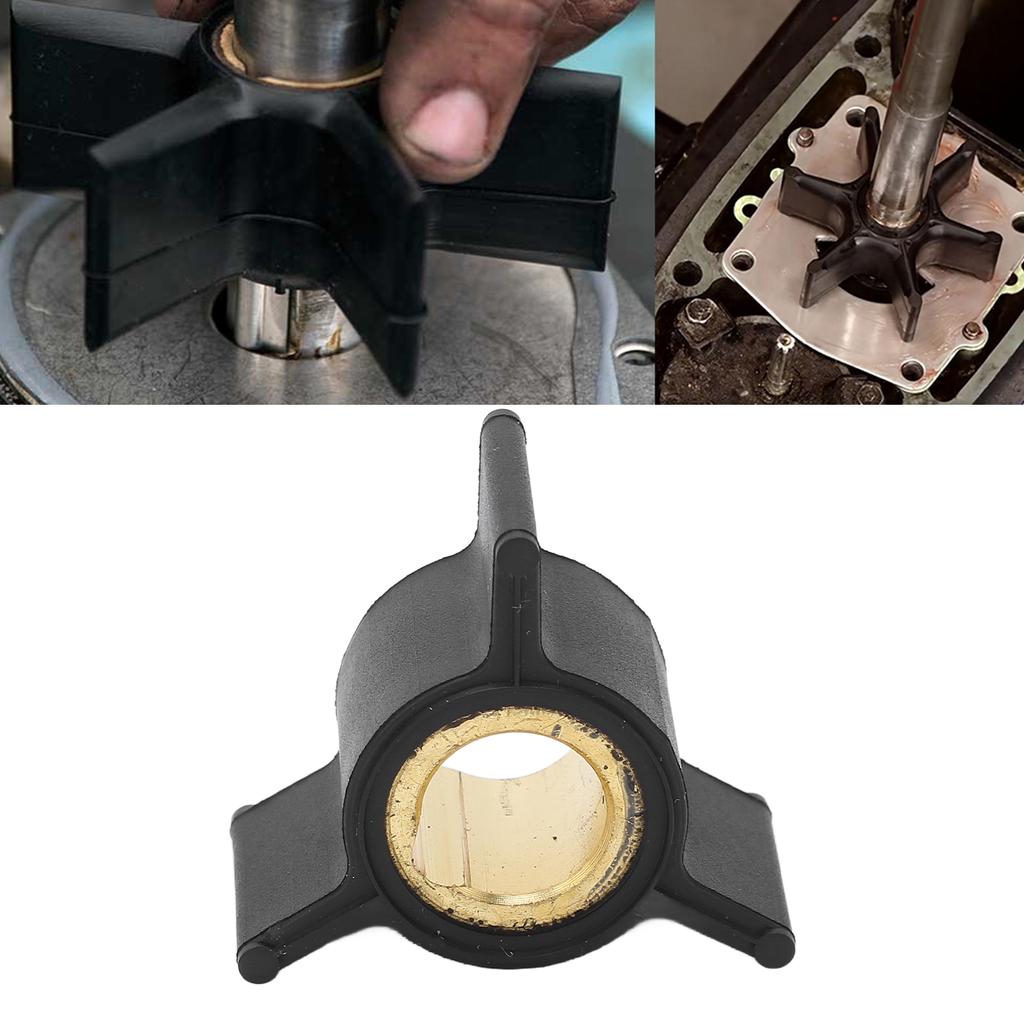 3 Blade Water Pump Impeller 433935 Replacement for Johnson Evinrude 2 Stroke 2HP 3HP 4HP Outboard Motors