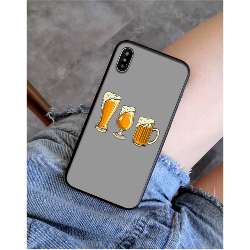 YNDFCNB for man beer mug with foam Phone Case for iphone 11 12 Mini Pro Max X XS MAX 6 6s 7 8 Plus 5 5S 5SE XR SE2020