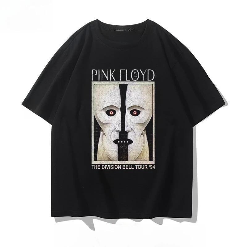 Pink Floyd - British Rock Band Pink Floyd Summer Pure Cotton Short-sleeved Men's and Women's Short Sleeves Plus Size Loose soft