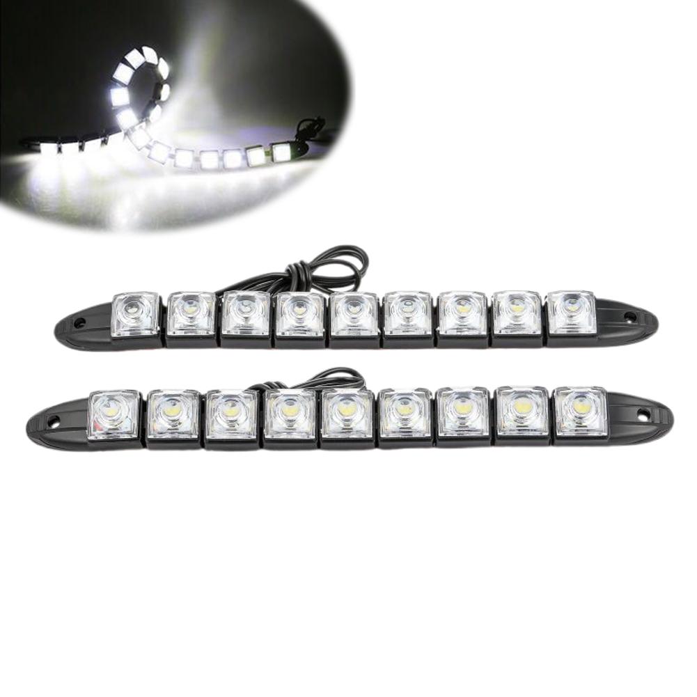 LED Daytime Running Lights Headlights Fog Lights Assembly Sequential Turn Signal High Illumination Headlights