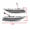 For Porsche Taycan Sedan - Dynamic Led Fender Side Marker Blinkers Sequential Turn Signal Indicators 9J1953041F 9J1945061C