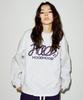 HOODHOOD Signature Logo Sweatshirt Melange White