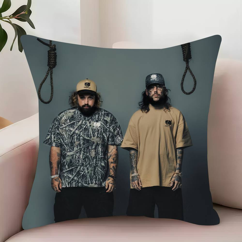 Да приидет Царствие Твое Чехол для подушки от группы S-SuicideboyS Декор Защитные чехлы Удобный мягкий для дивана гостиной домашнего офиса 12x12Inch